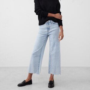 NWT Banana Republic Factory Wide-Leg High Rise Cropped Jean